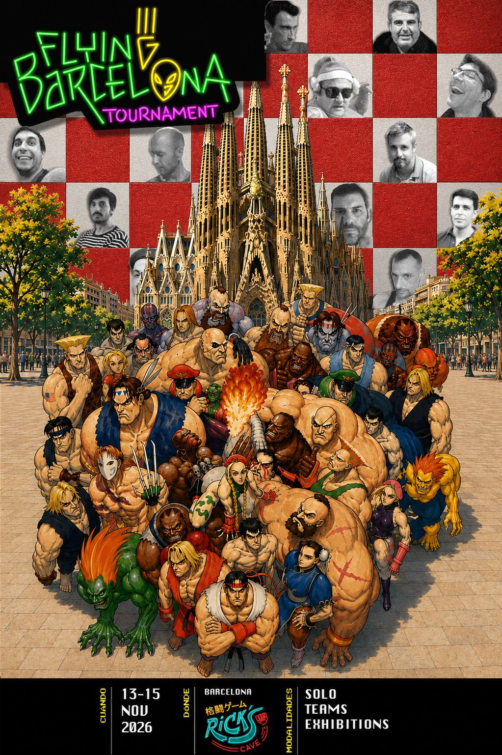 Flying Barcelona Tournament 2026 poster — 13–15 November